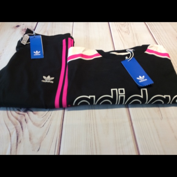LAST ONE new adidas leggings tshirt set large - Picture 5 of 5